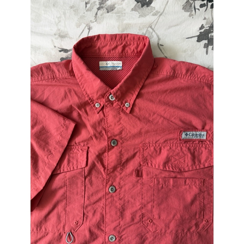 Vintage Columbia PFG Performance Fishing Gear Outdoor Shirt Lightweight Vented